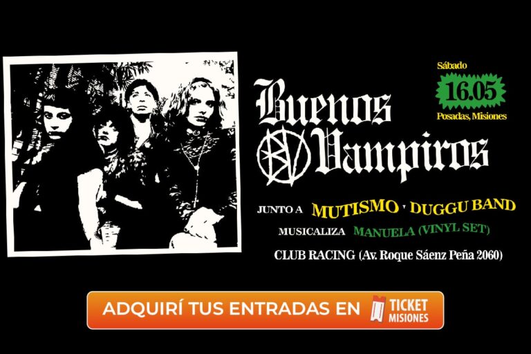 Posadas Vibra con el Post-Punk de Buenos Vampiros