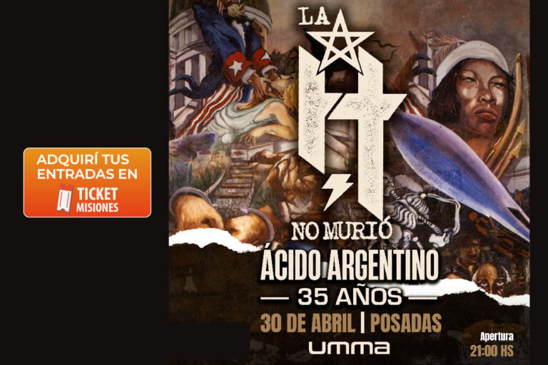 La H no murió enciende Misiones con 35 años de puro metal