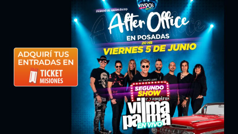 Vilma Palma trae sus clásicos a un After Office único en Posadas