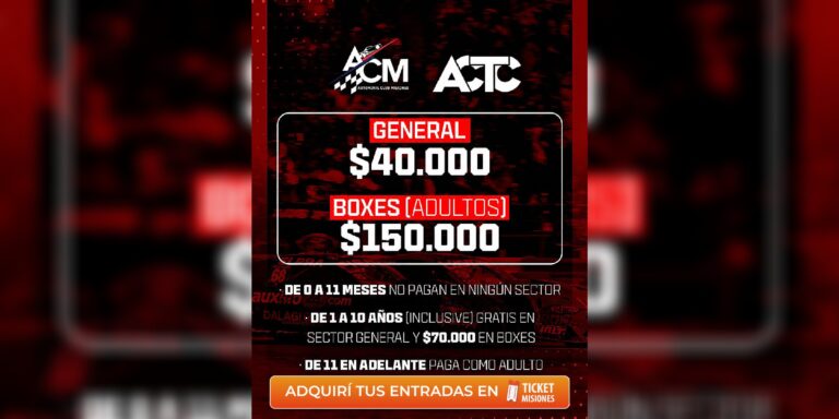 El Autódromo Rosamonte se prepara para una nueva fiesta del TC