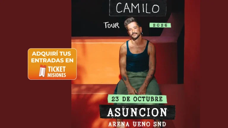 Camilo en Asunción: La ‘Tribu’ se mueve desde Posadas