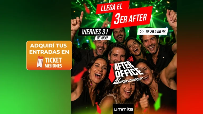 El After Office +30 vuelve a Ummita para encender la noche de la costanera de Posadas
