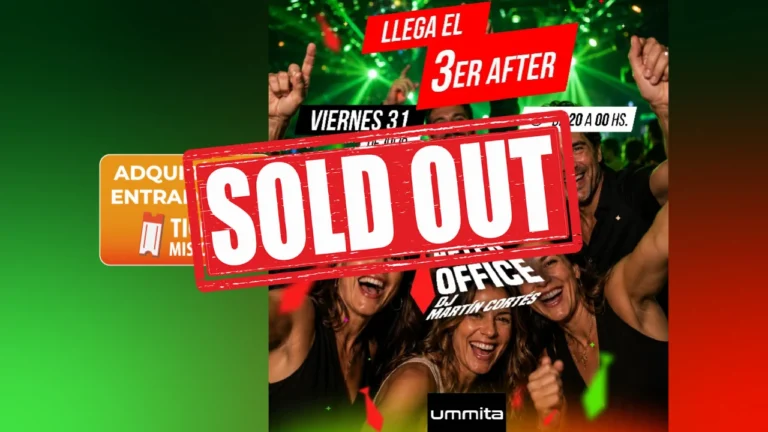 Ummita agota entradas para el tercer After Office +30 este viernes