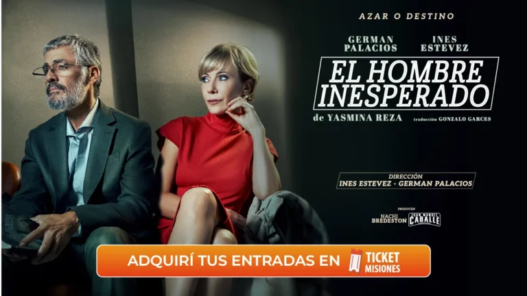 Inés Estévez y Germán Palacios traen la aclamada comedia «El Hombre Inesperado» al Montoya
