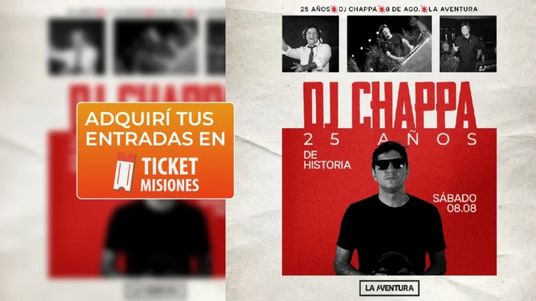 DJ Chappa celebra 25 años de bandejas con un festival a la vera del Paraná